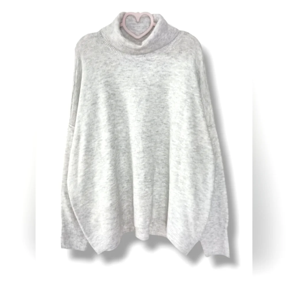 NWT Vince Camuto Silver Heather Turtleneck Sweater  🩶 XXL - Picture 4 of 9